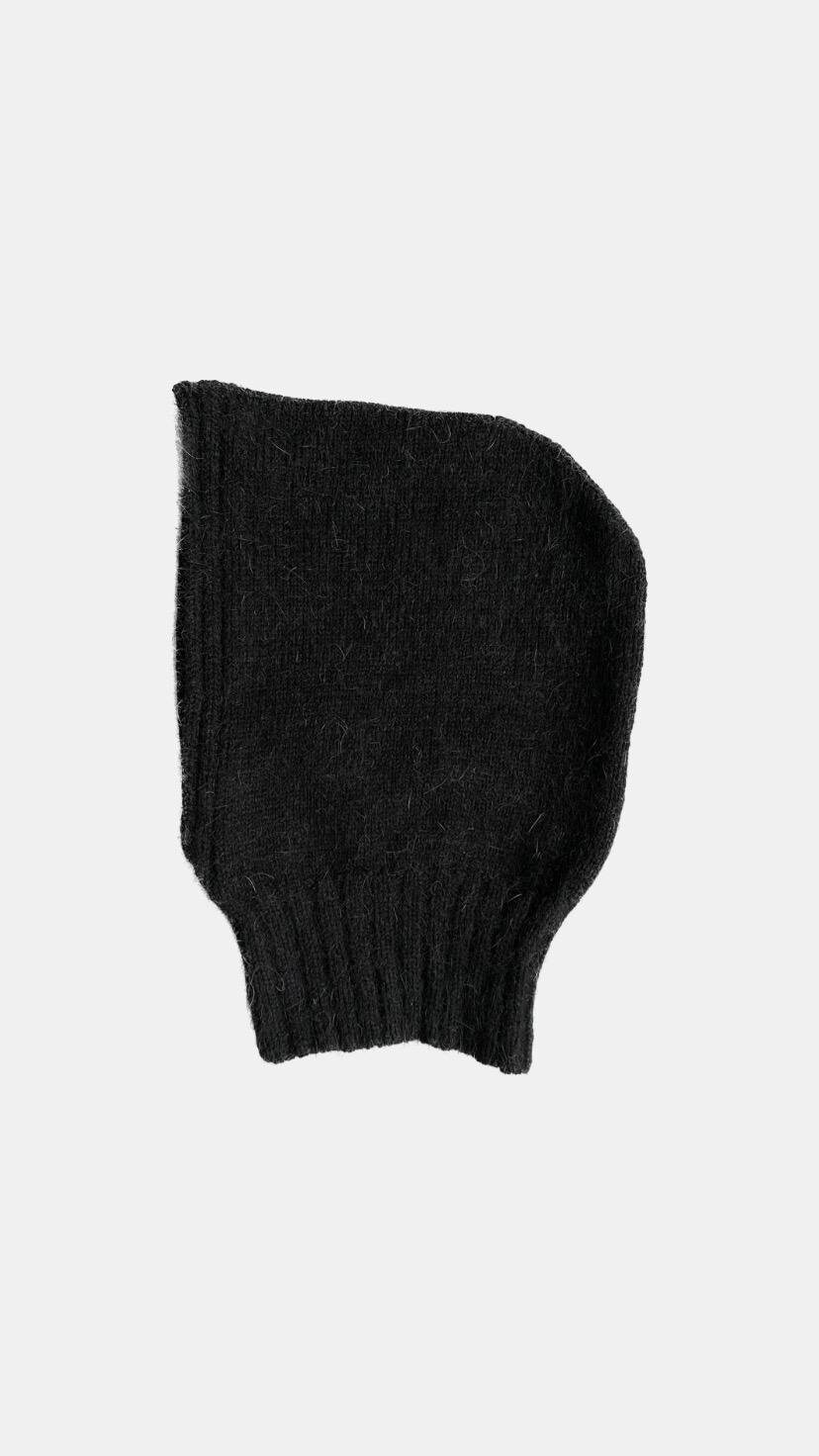Handmade Angora Knitted Hood: Chunky Winter Neck Warmer